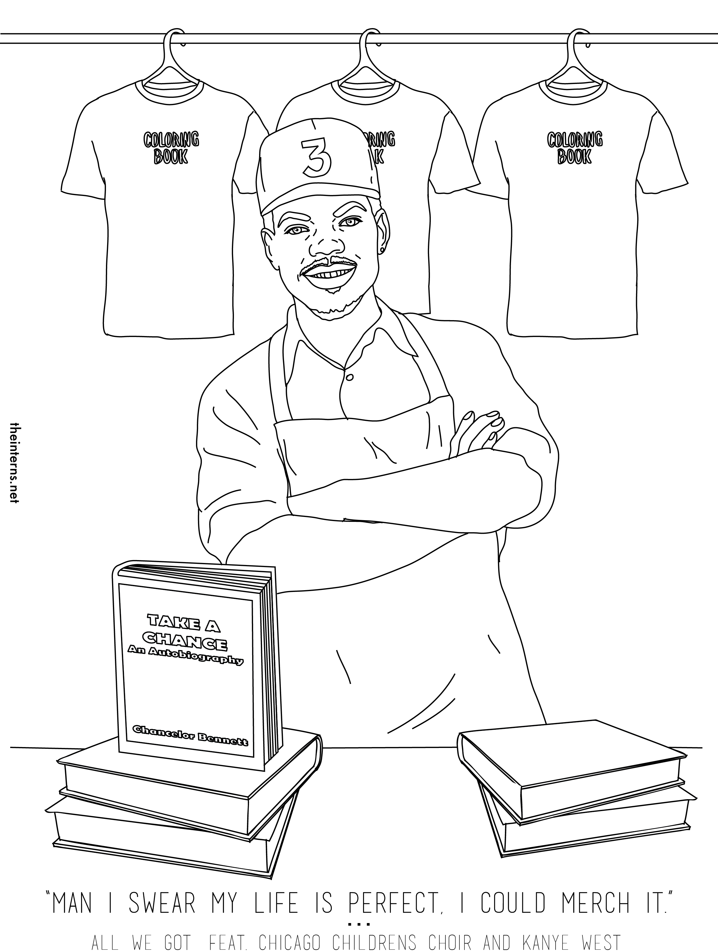 Chance The Rapper Coloring Book Vinyl, LP, Album at Discogs - Coloring Pages